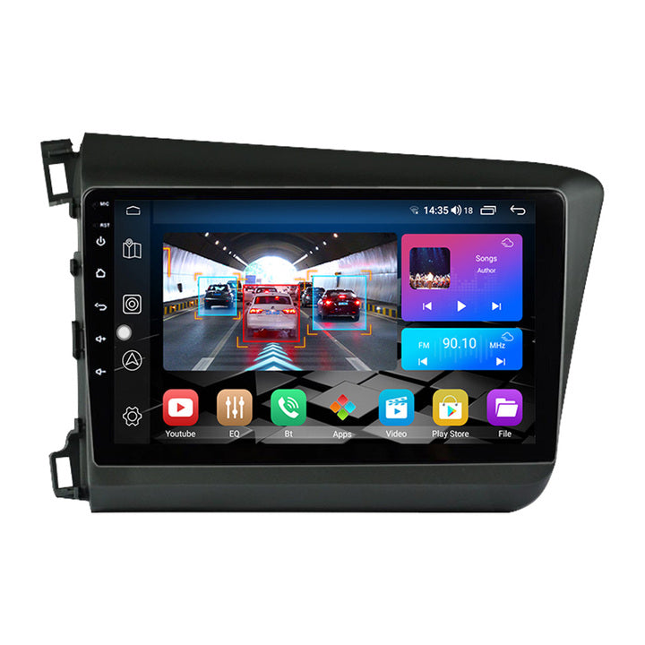 LEHX 2 Din Android 12 Auto Car Radio Multimedia Video Player for HONDA CIVIC 2012 -2015 2 Din Stereo GPS Carplay 8Core 4G+WIFI